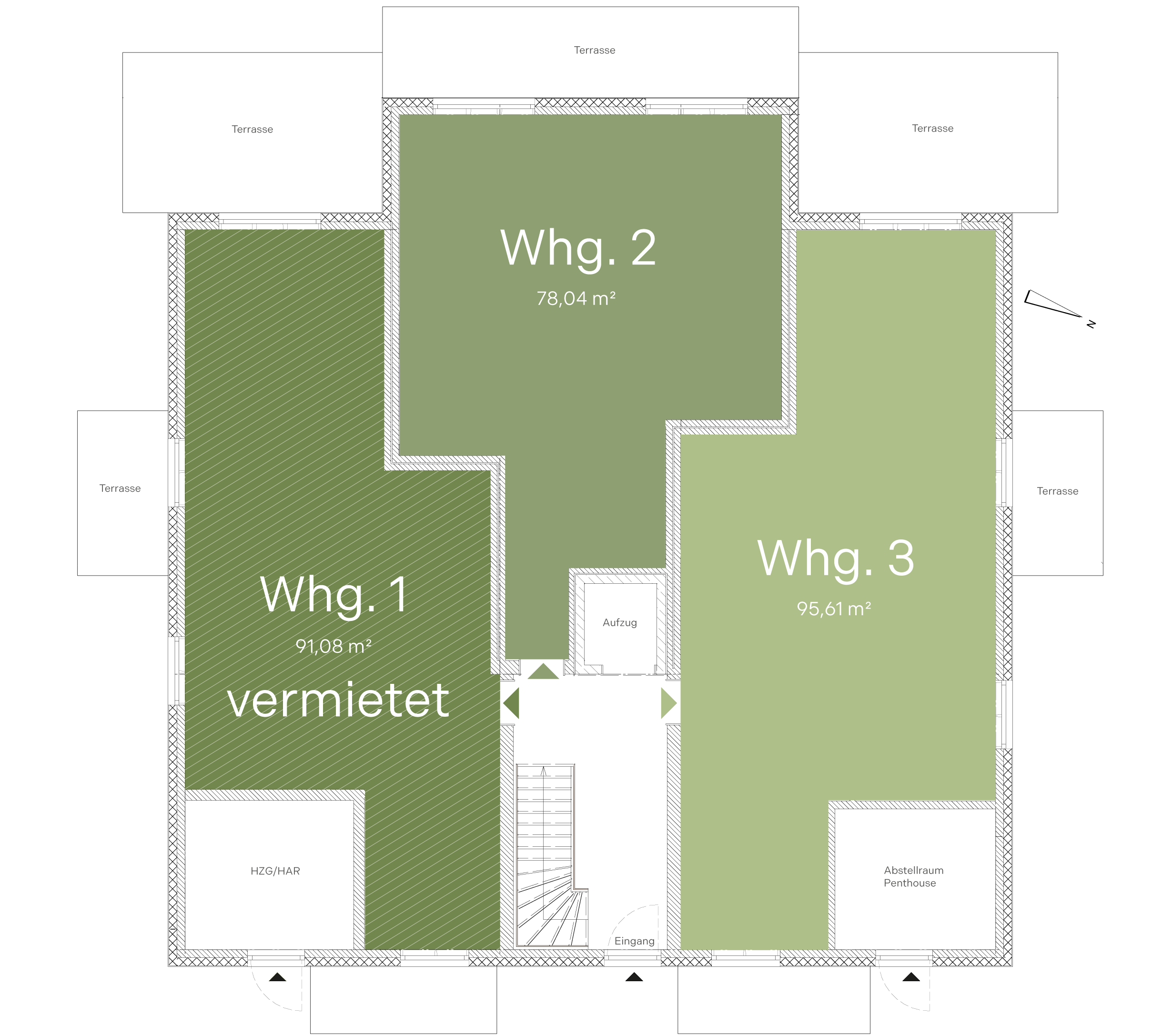 Villa Übersicht Etage