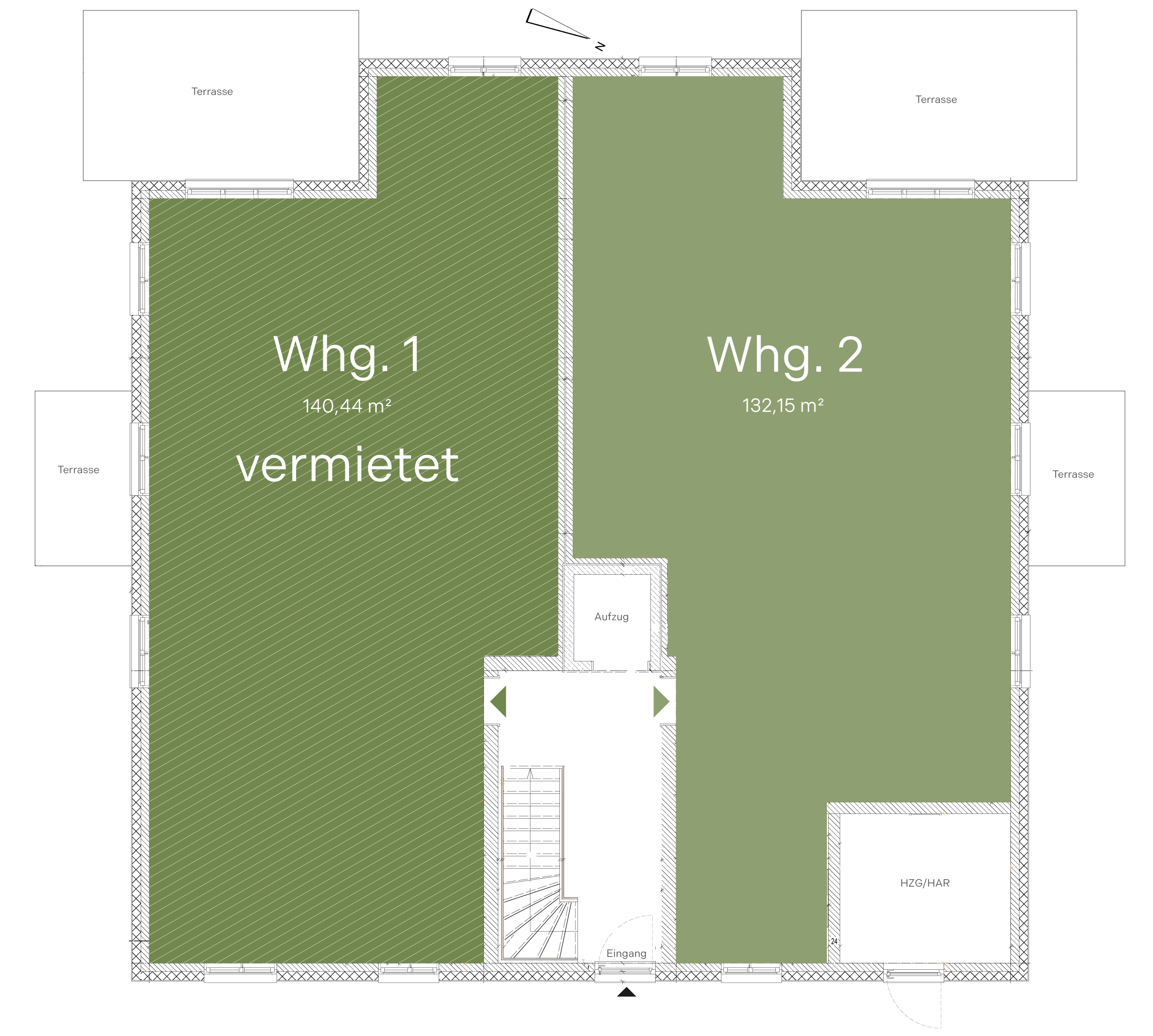 Villa Übersicht Etage