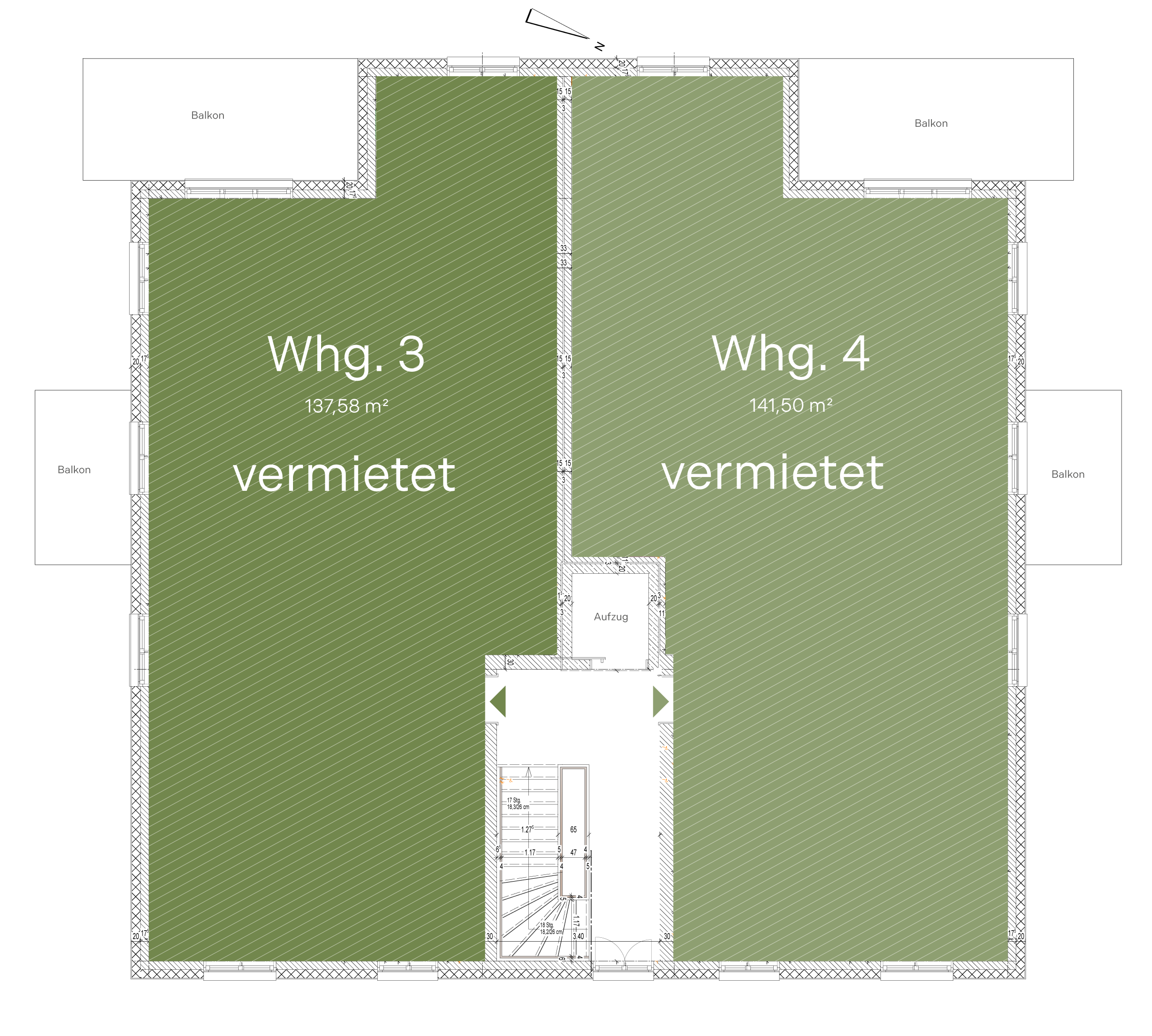 Villa Übersicht Etage